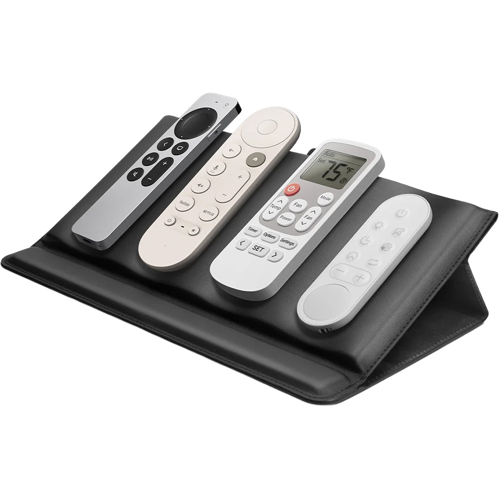 Magnetischer Halter und Organizer für Fernbedienungen, Spigen Universal Remote Control Stand, Schwarz