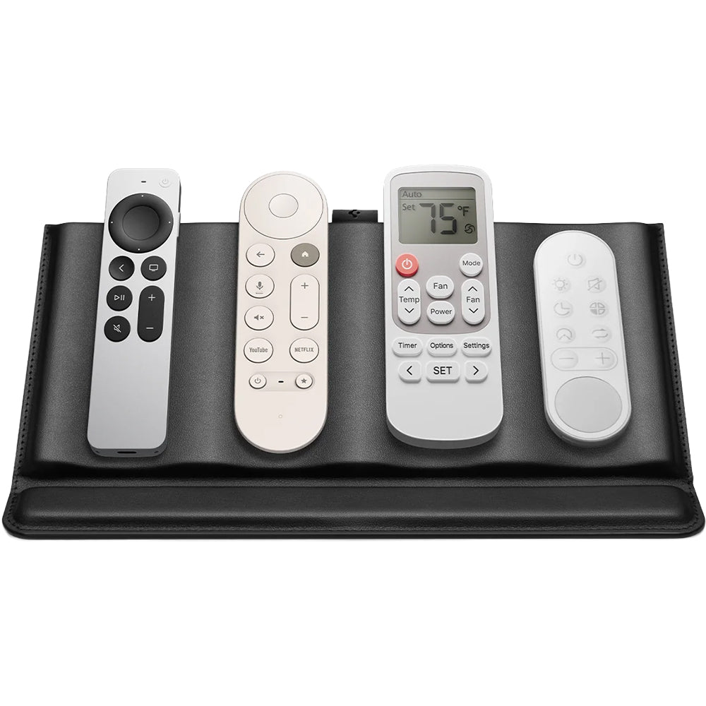 Magnetischer Halter und Organizer für Fernbedienungen, Spigen Universal Remote Control Stand, Schwarz