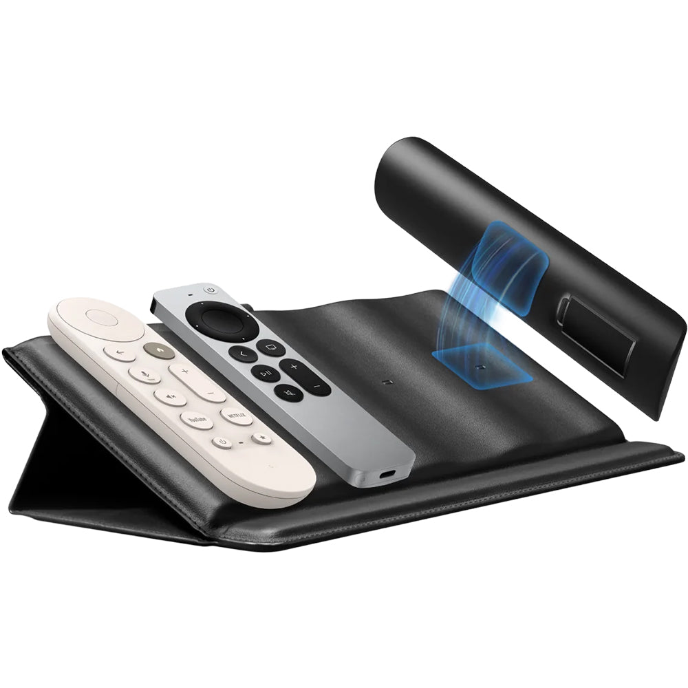 Magnetischer Halter und Organizer für Fernbedienungen, Spigen Universal Remote Control Stand, Schwarz