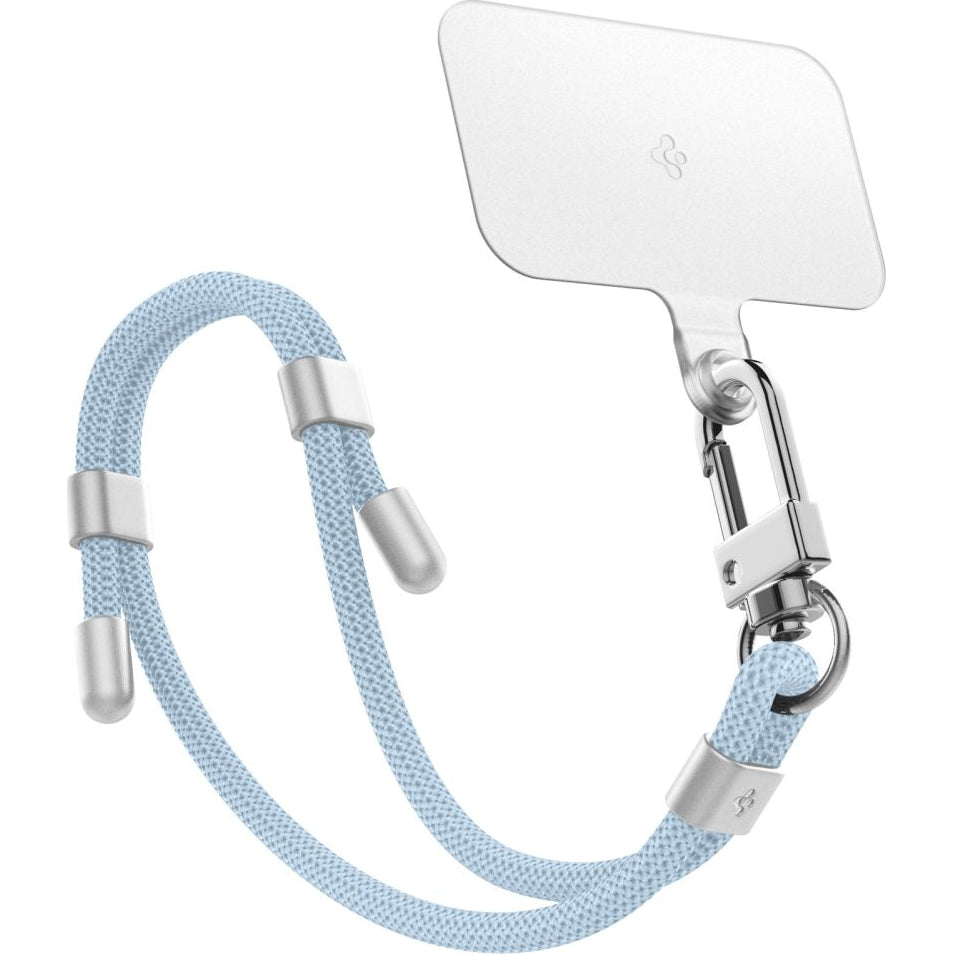 Handy-Schlüsselband, Spigen Crossbody Strap + Wrist Strap + ConTag, Blau