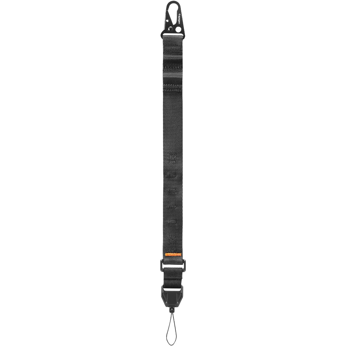 Handyband mit Handschlaufe, Spigen Lanyard DA30S, Schwarz