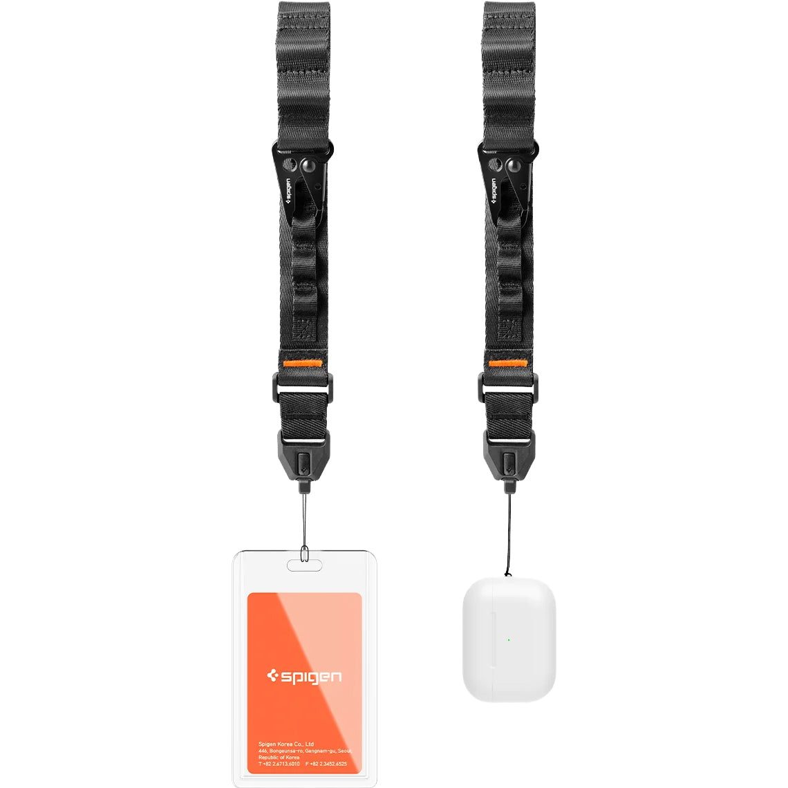 Handyband mit Handschlaufe, Spigen Lanyard DA30S, Schwarz
