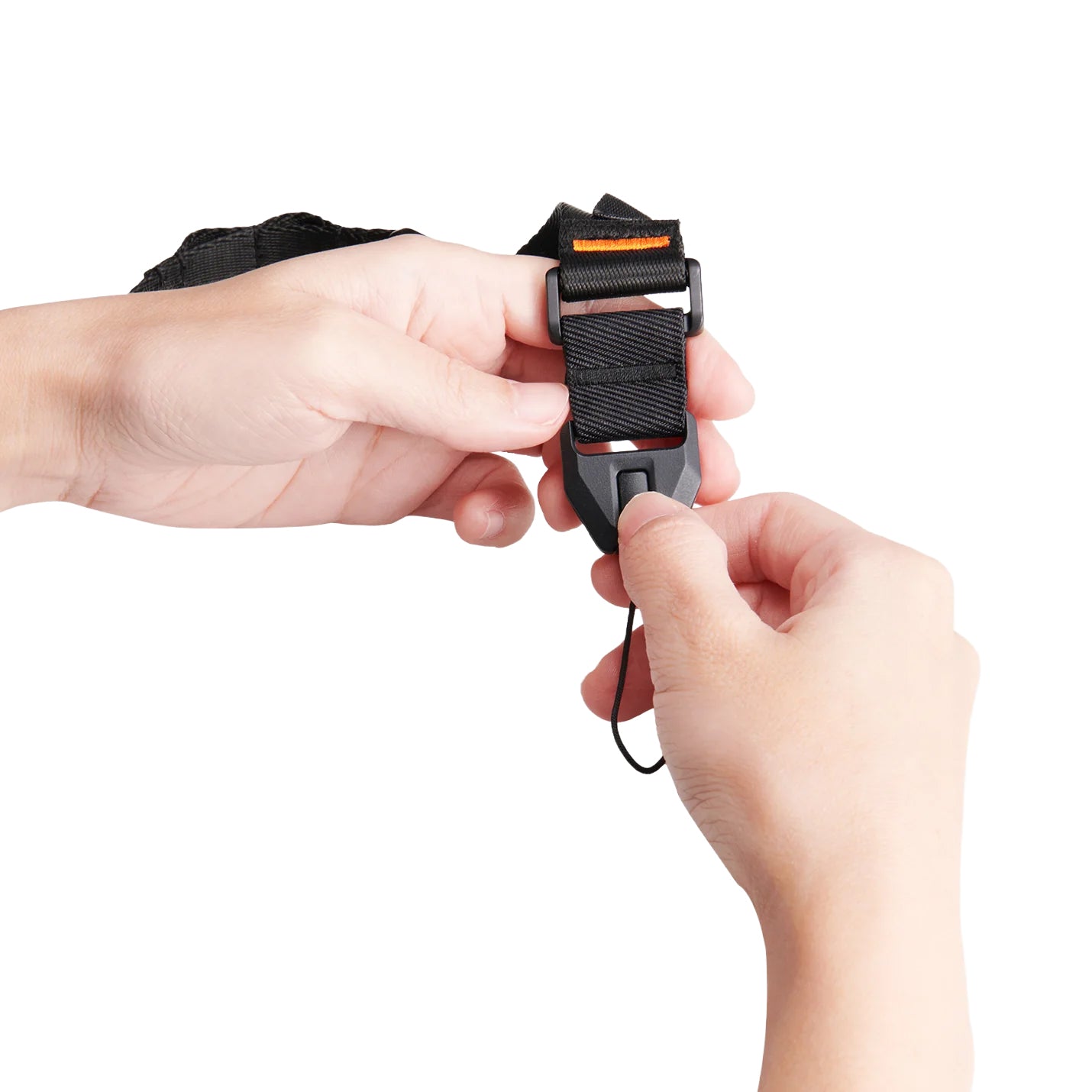 Handyband mit Handschlaufe, Spigen Lanyard DA30S, Schwarz
