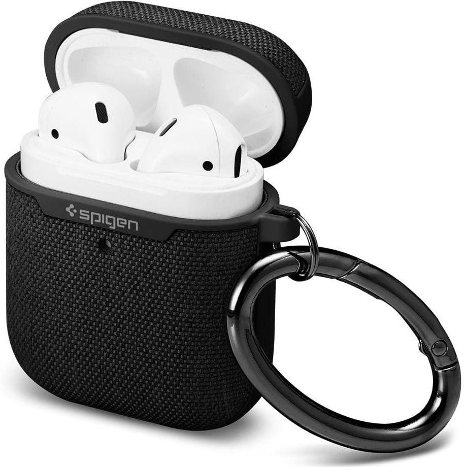 Schutzhülle Spigen Urban Fit für AirPods 2 / 1, Schwarz