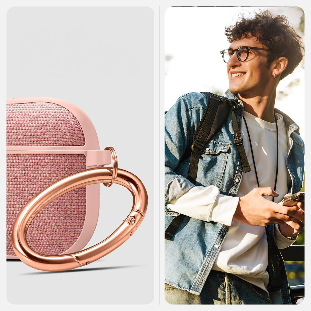 Schutzhülle für AirPods 4, Spigen Urban Fit, Rosa
