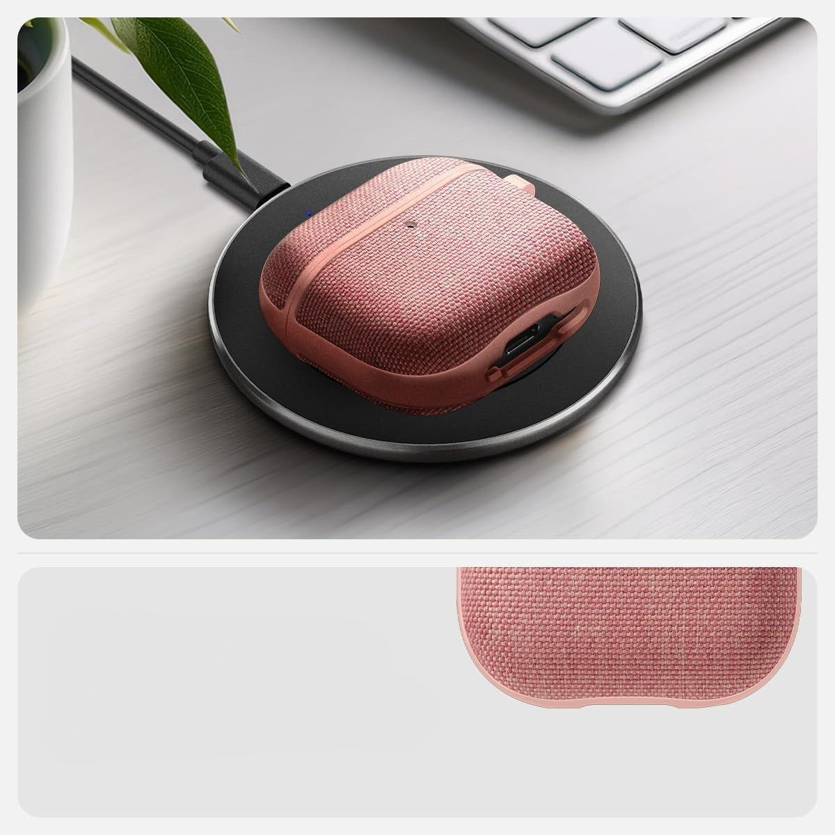 Schutzhülle für AirPods 4, Spigen Urban Fit, Rosa