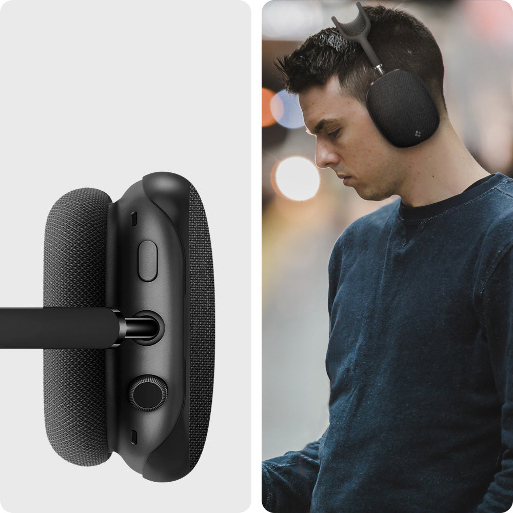 Schutzhülle für AirPods Max, Spigen Urban Fit, Schwarz