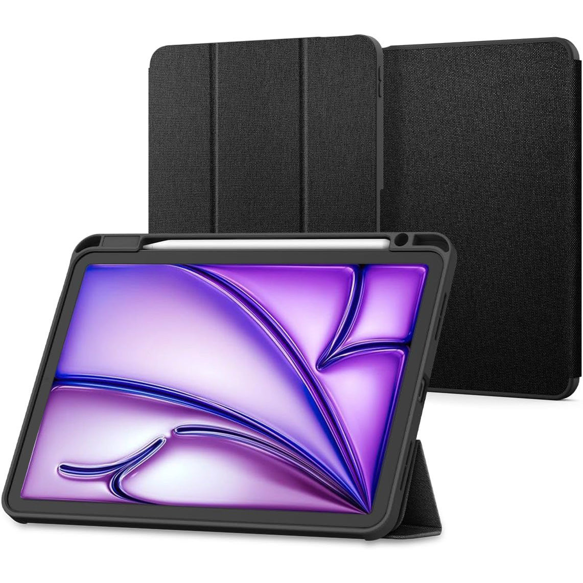 Schutzhülle für iPad Air 11" / 10.9" 2025/2024/2022/2020, Spigen Urban Fit, Schwarz