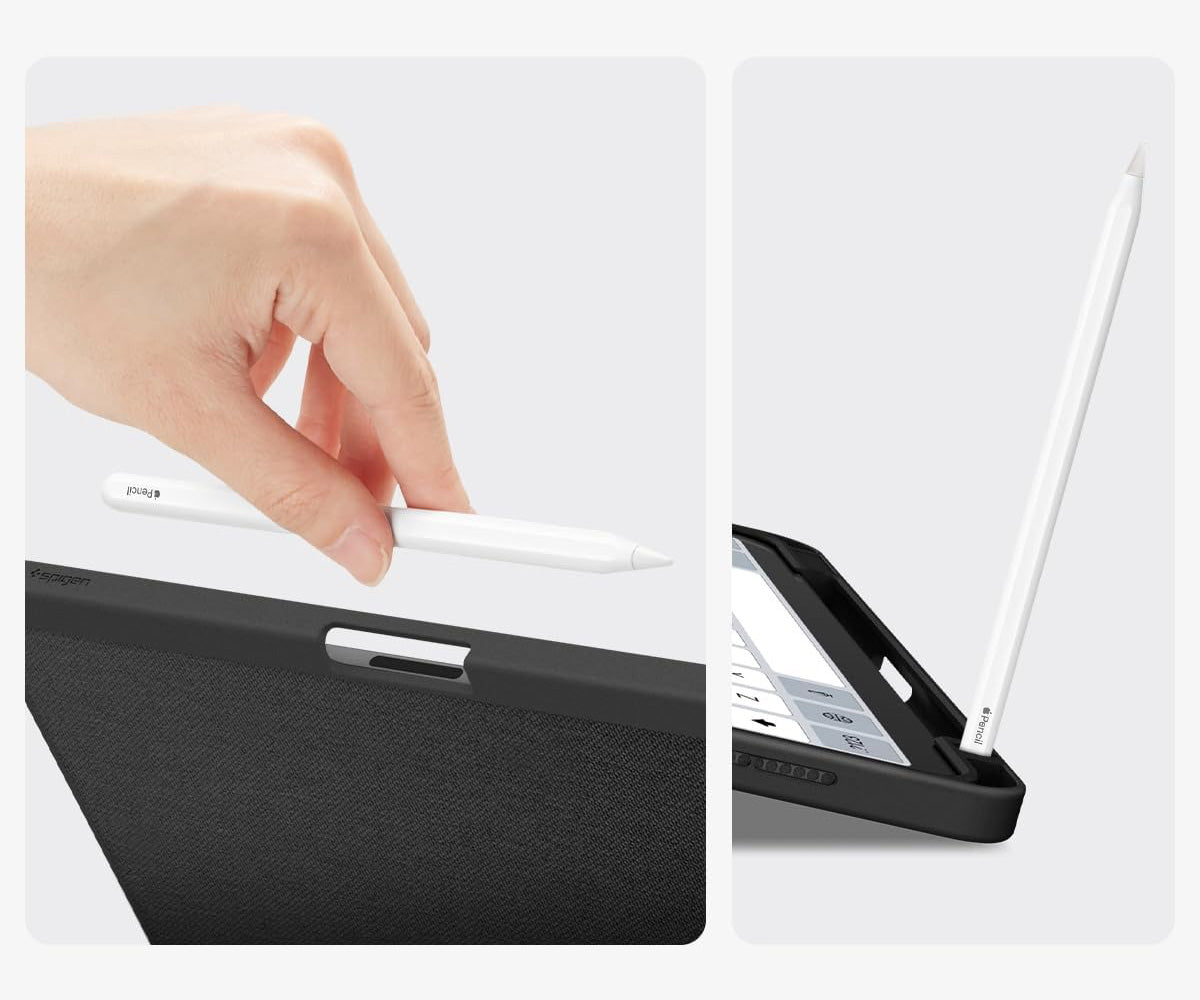 Schutzhülle für iPad Air 11" / 10.9" 2025/2024/2022/2020, Spigen Urban Fit, Schwarz