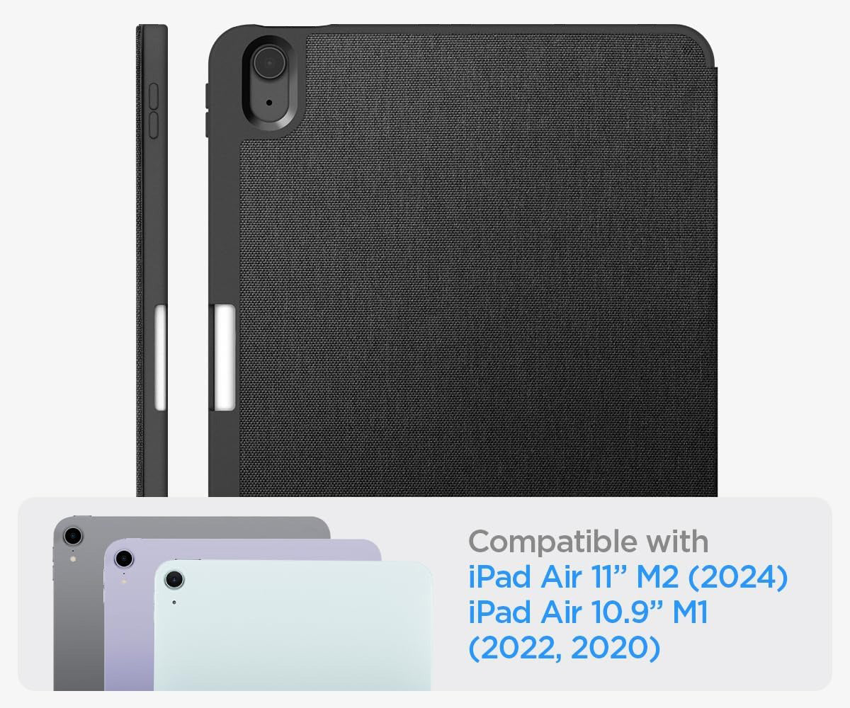 Schutzhülle für iPad Air 11" / 10.9" 2025/2024/2022/2020, Spigen Urban Fit, Schwarz