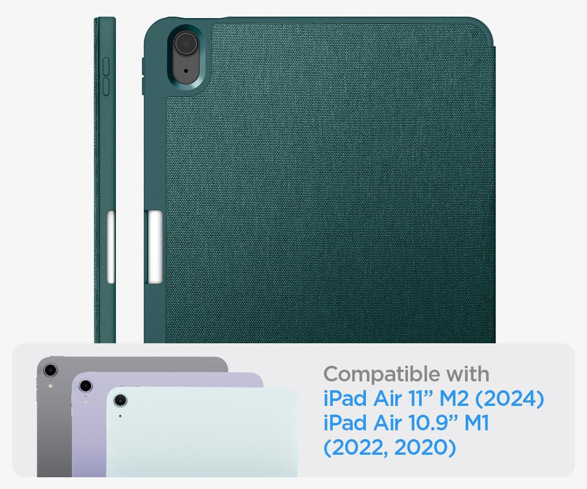 Schutzhülle für iPad Air 11" / 10.9" 2025/2024/2022/2020, Spigen Urban Fit, Grün