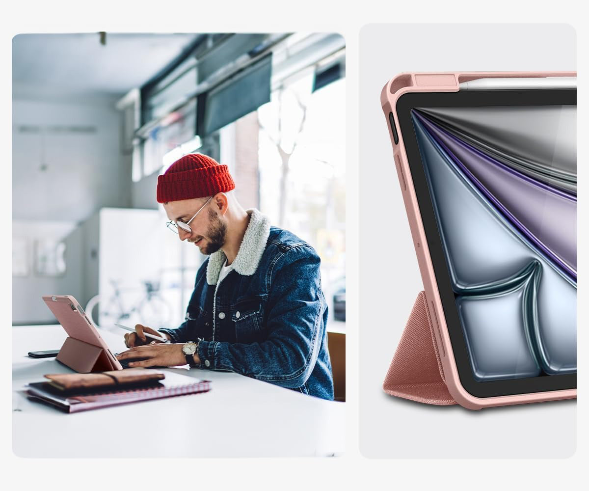 Schutzhülle für iPad Air 11" / 10.9" 2025/2024/2022/2020, Spigen Urban Fit, Rosa