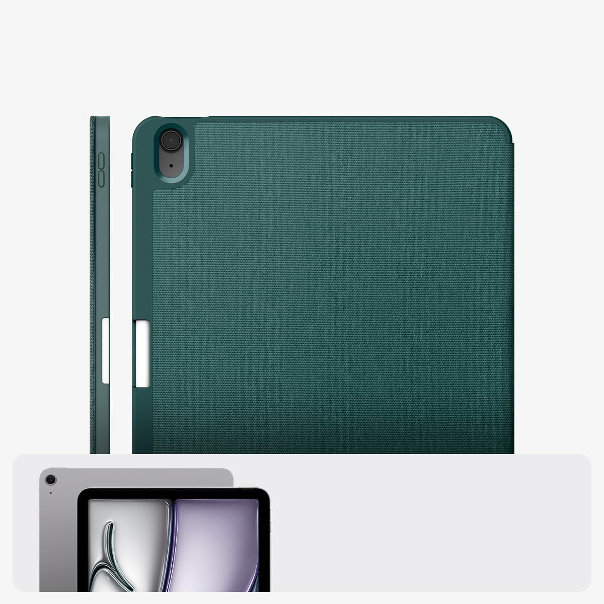 Schutzhülle für iPad Air 13" M4/M3/M2, Spigen Urban Fit, Grün