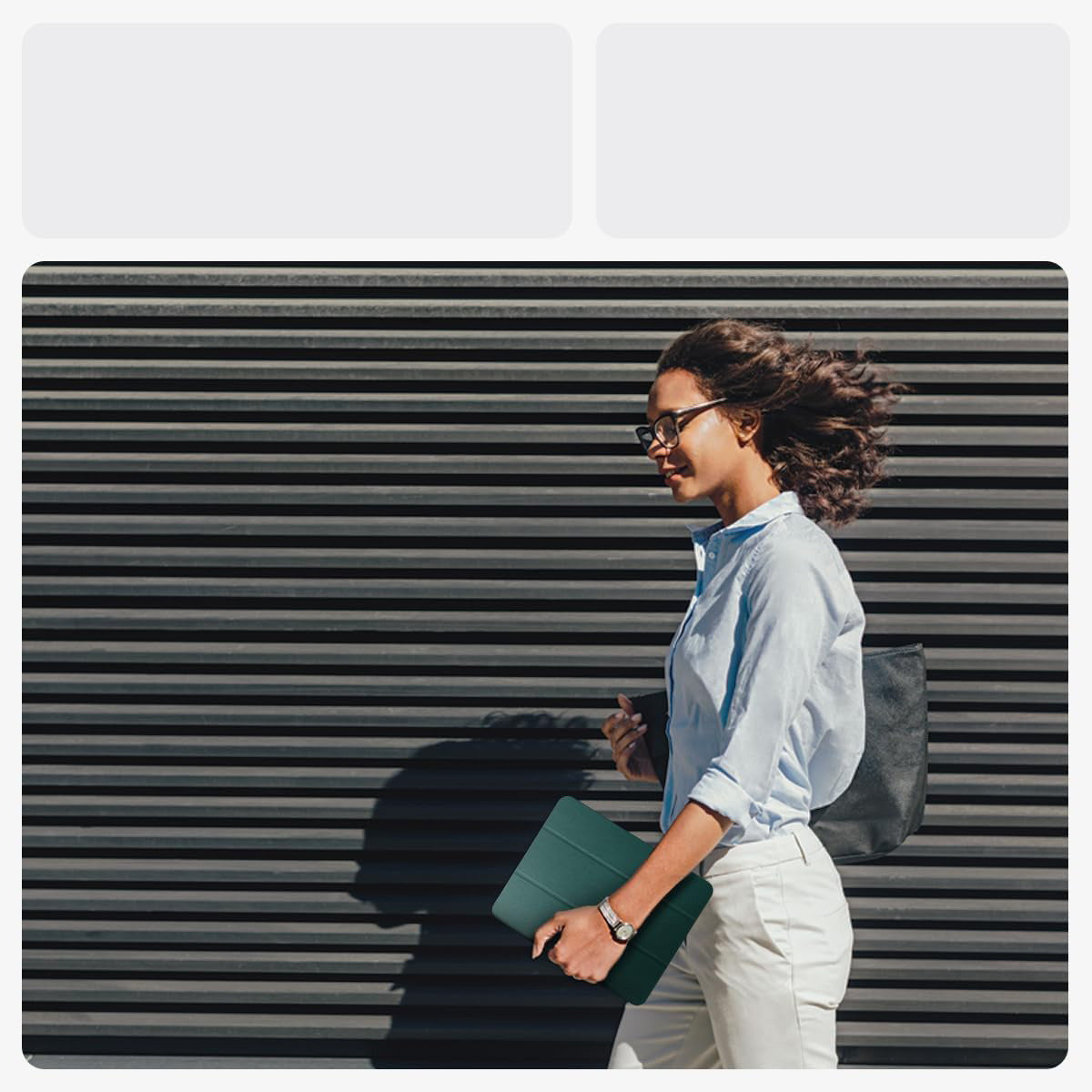 Schutzhülle für iPad Air 13" M4/M3/M2, Spigen Urban Fit, Grün