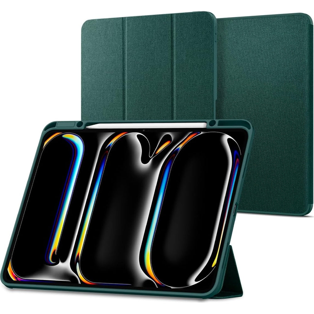 Schutzhülle für iPad Pro 13" 7 gen. 2024, Spigen Urban Fit, Grün