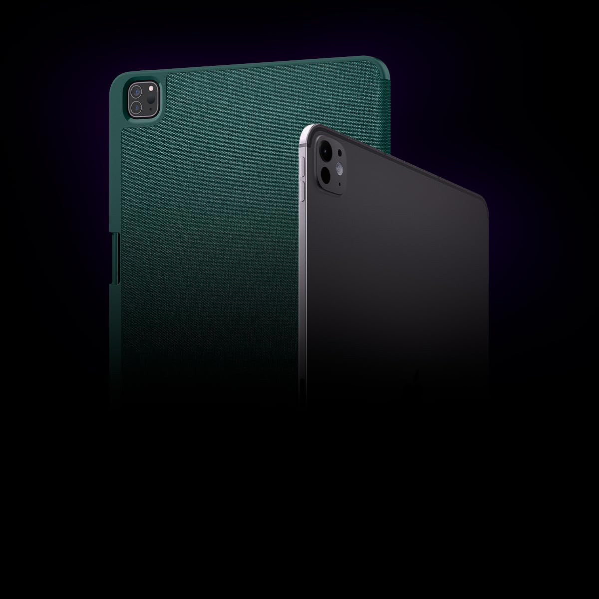 Schutzhülle für iPad Pro 13" 7 gen. 2024, Spigen Urban Fit, Grün