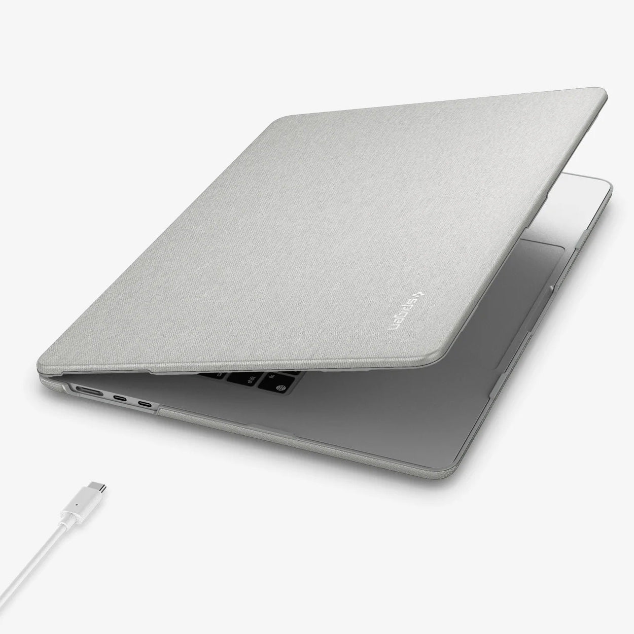 Schutzhülle für MacBook Air 13.6" M5 / M4 / M3 / M2, Spigen Urban Fit, Grau