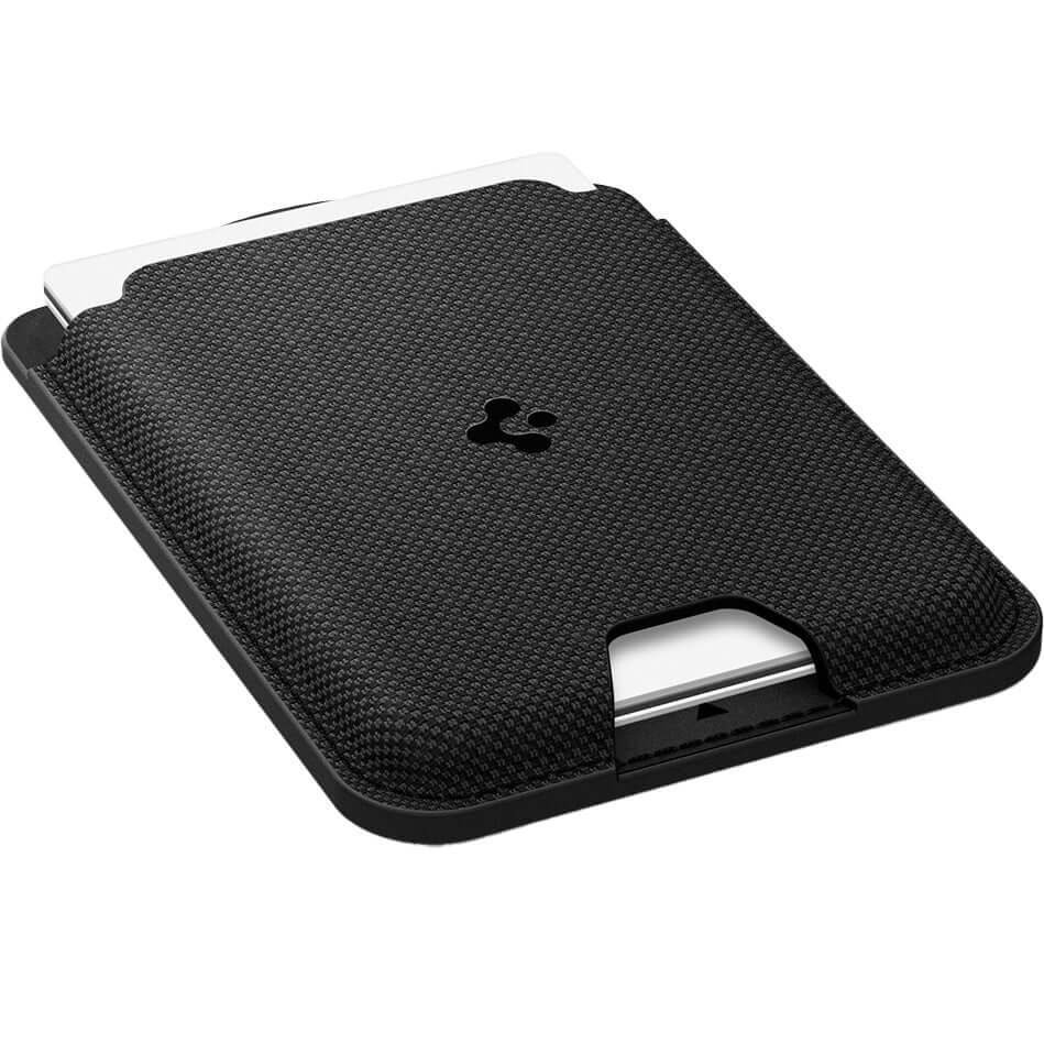 Kartenetui mit MagSafe für die Galaxy S25-Serie, Spigen Urban Fit Wallet, Schwarz