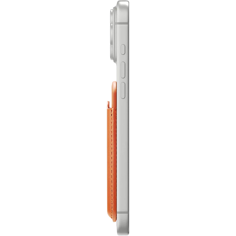 Magnetisches Kartenetui Spigen Valentinus Wallet für MagSafe, Orange