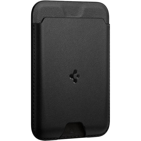 Magnetisches Kartenetui Spigen Valentinus Wallet für MagSafe, Schwarz