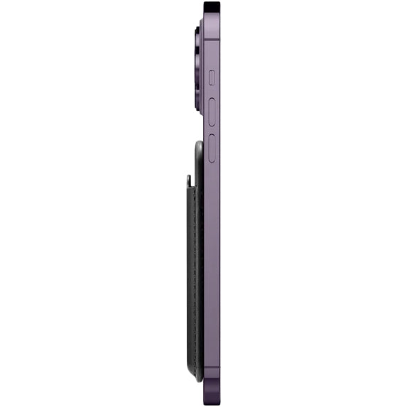 Magnetisches Kartenetui Spigen Valentinus Wallet für MagSafe, Schwarz