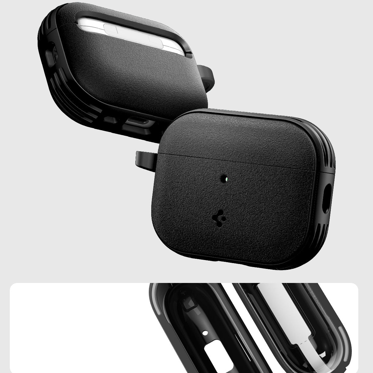 Schutzhülle für AirPods Pro 3, Spigen Vault, Matte Schwarz