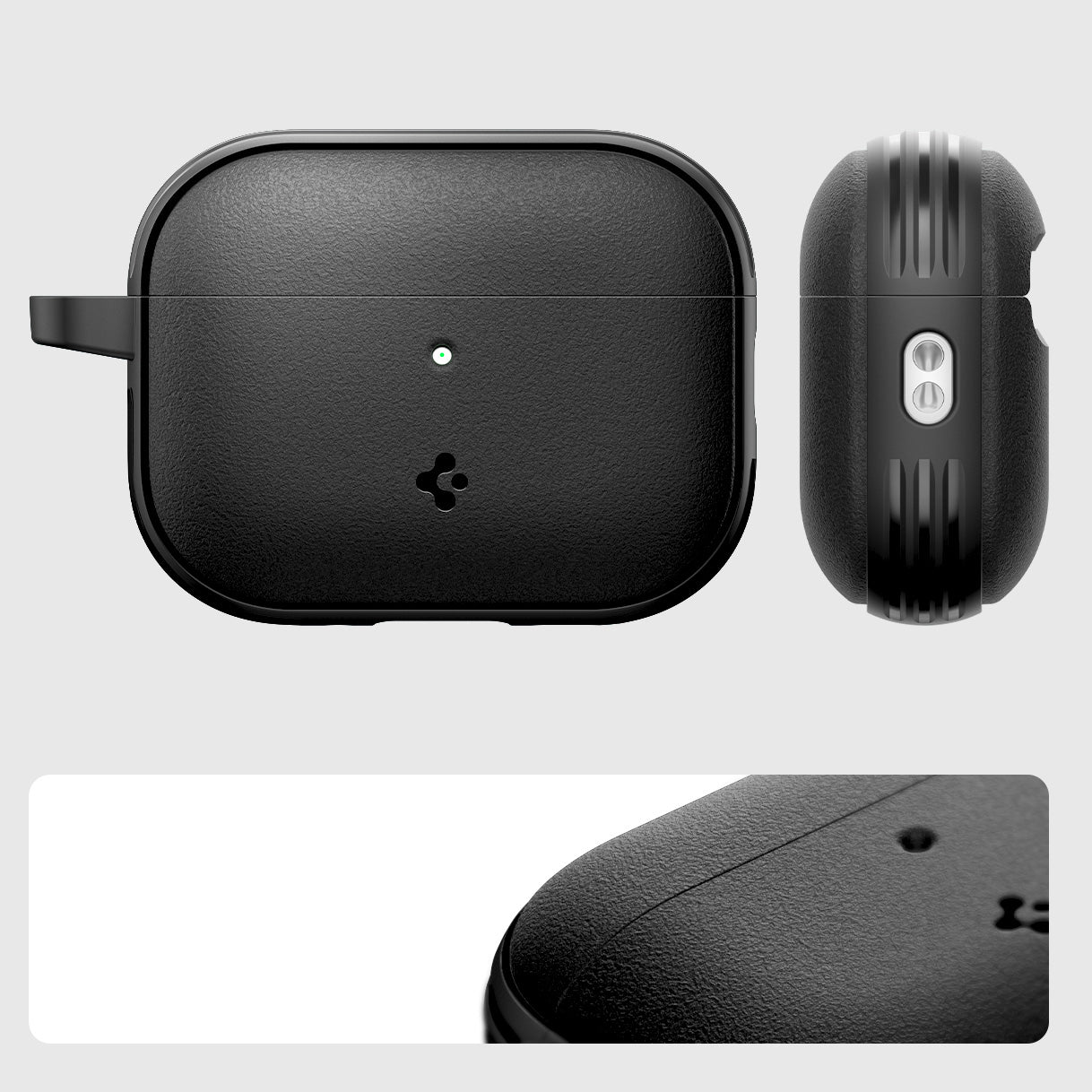 Schutzhülle für AirPods Pro 3, Spigen Vault, Matte Schwarz