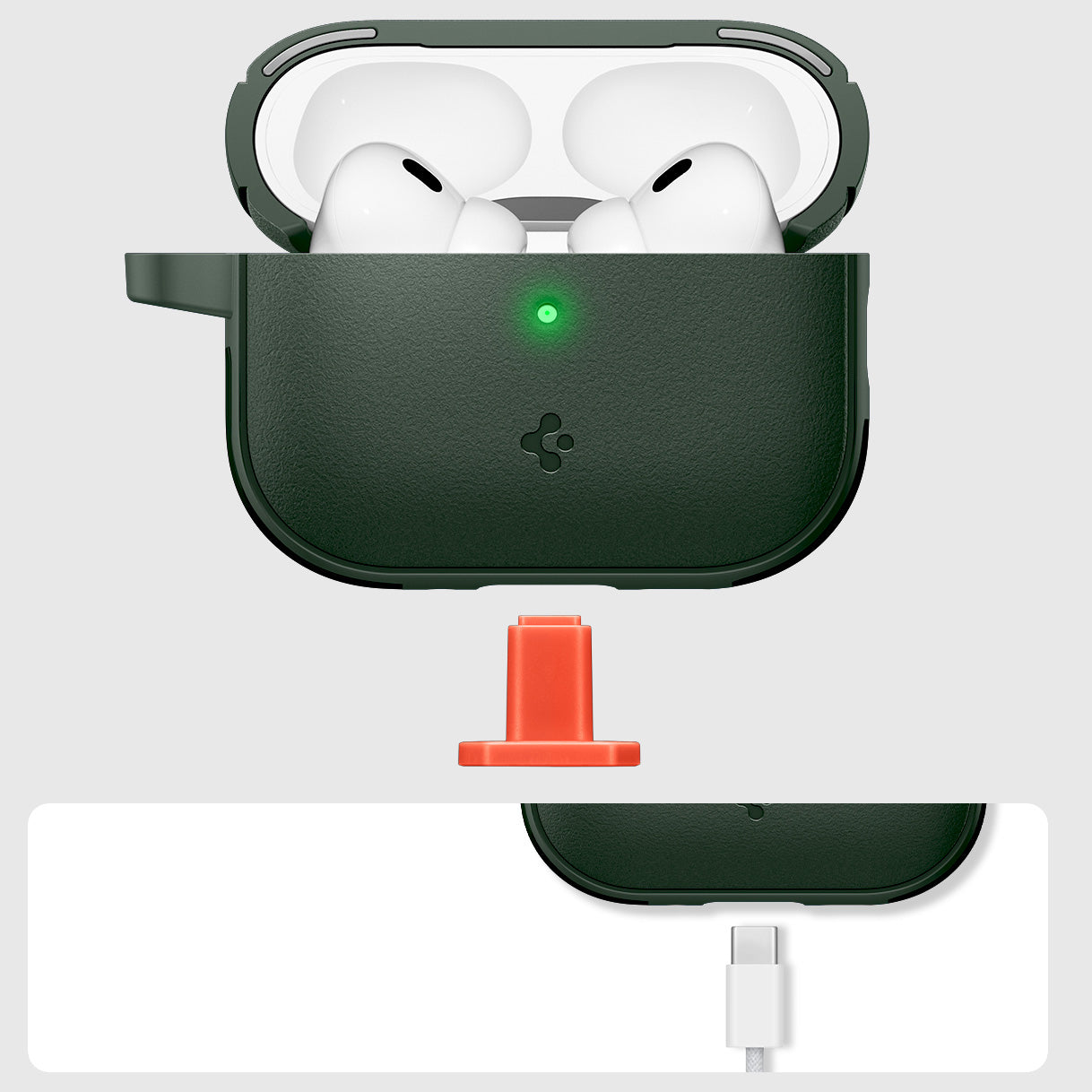 Schutzhülle für AirPods Pro 3, Spigen Vault, Grün