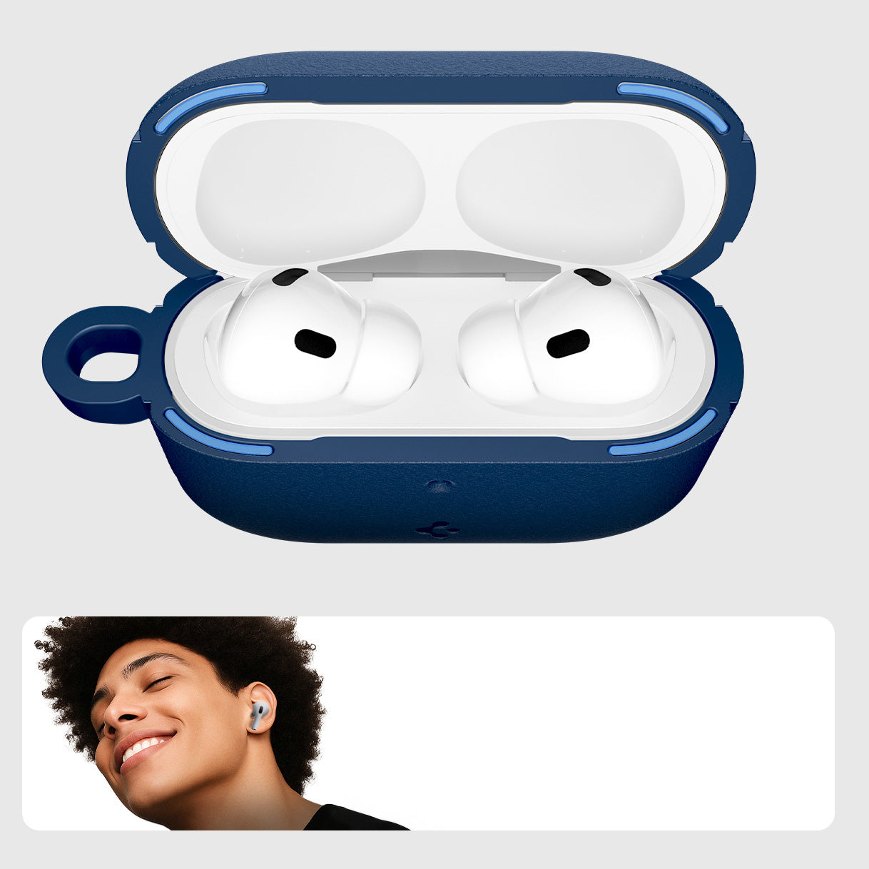 Schutzhülle für AirPods Pro 3, Spigen Vault, Dunkelblau
