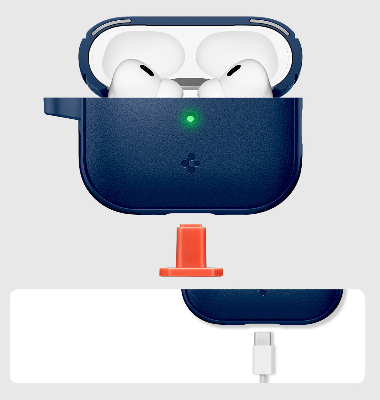 Schutzhülle für AirPods Pro 3, Spigen Vault, Dunkelblau