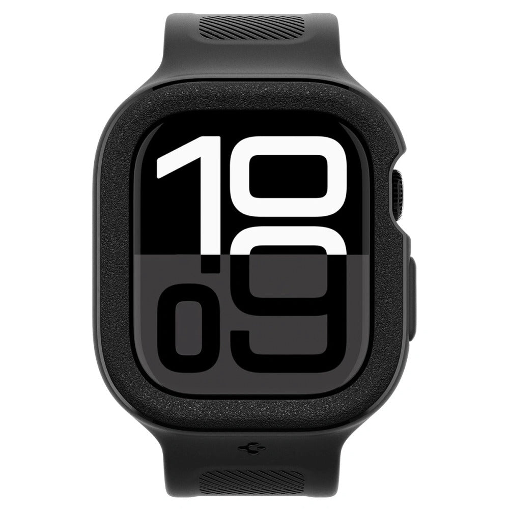 Hülle mit einem Armband für Apple Watch 11 / 10 (42 mm), Spigen Vault Pro, Schwarz