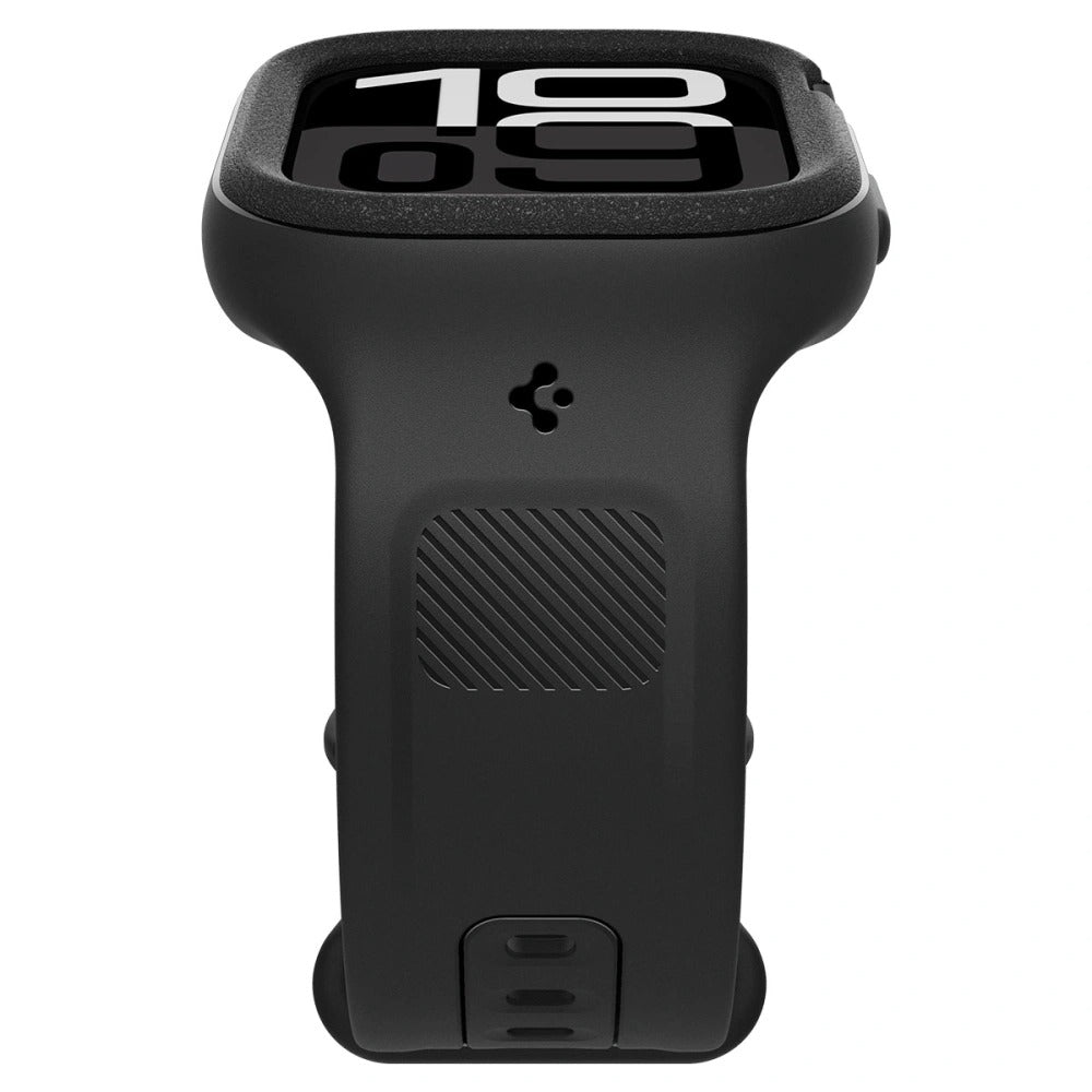 Hülle mit einem Armband für Apple Watch 11 / 10 (42 mm), Spigen Vault Pro, Schwarz