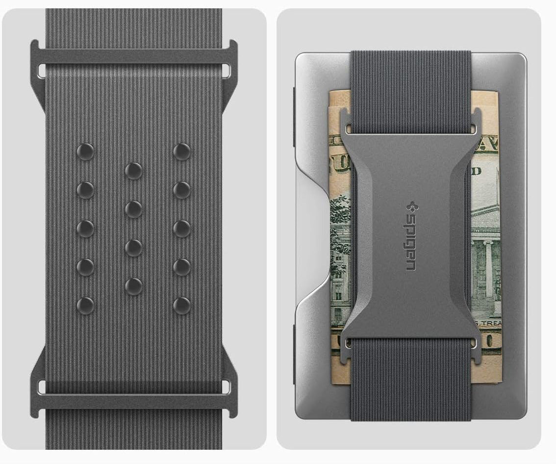 RFID-Kartenhülle Spigen Wallet S Card Holder für Apple AirTag, Grau