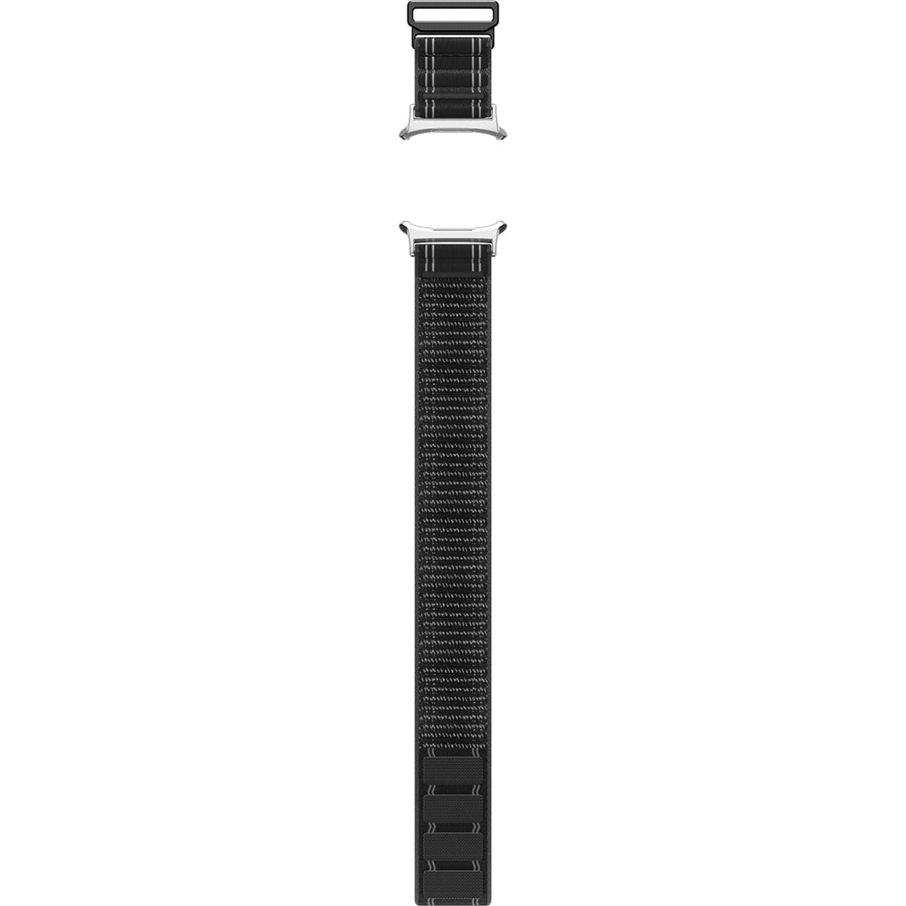 Nylon Armband für Galaxy Watch Ultra 2 / 1, Spigen WBF0, Schwarz
