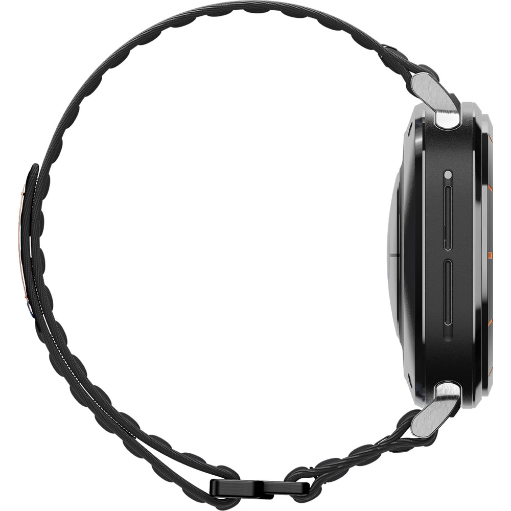 Nylon Armband für Galaxy Watch Ultra 2 / 1, Spigen WBF0, Schwarz