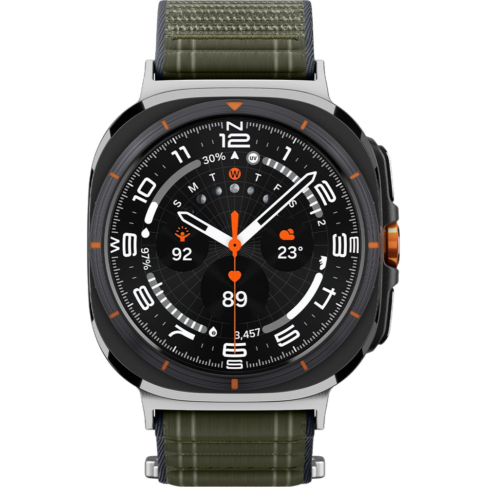 Nylon Armband für Galaxy Watch Ultra 2 / 1, Spigen WBF0, Grün