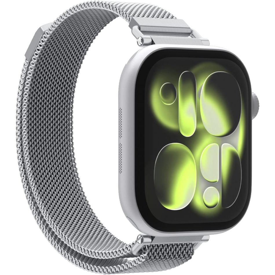 Armband für Apple Watch 42/41/40/38mm, Spigen WBM4, Silbern