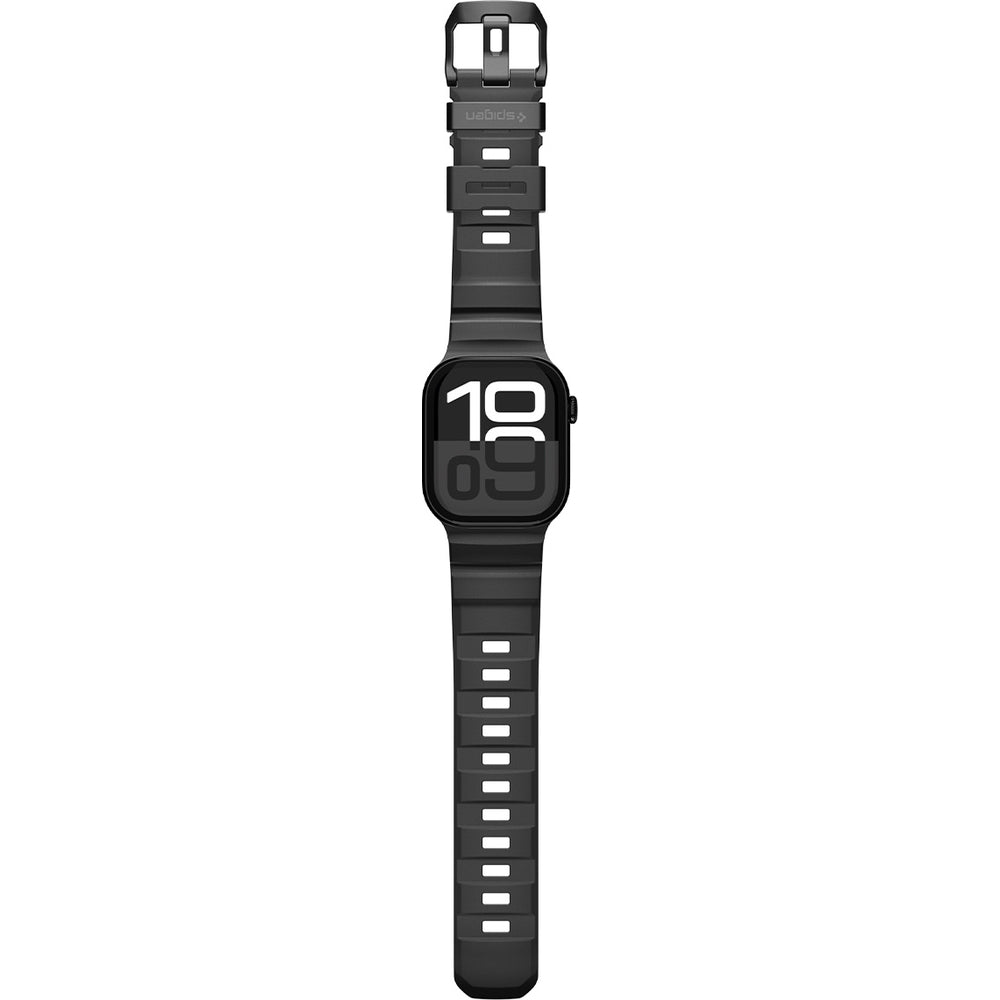 Silikonband für Apple Watch 49/46/45/44 mm, Spigen WBS2, Schwarz