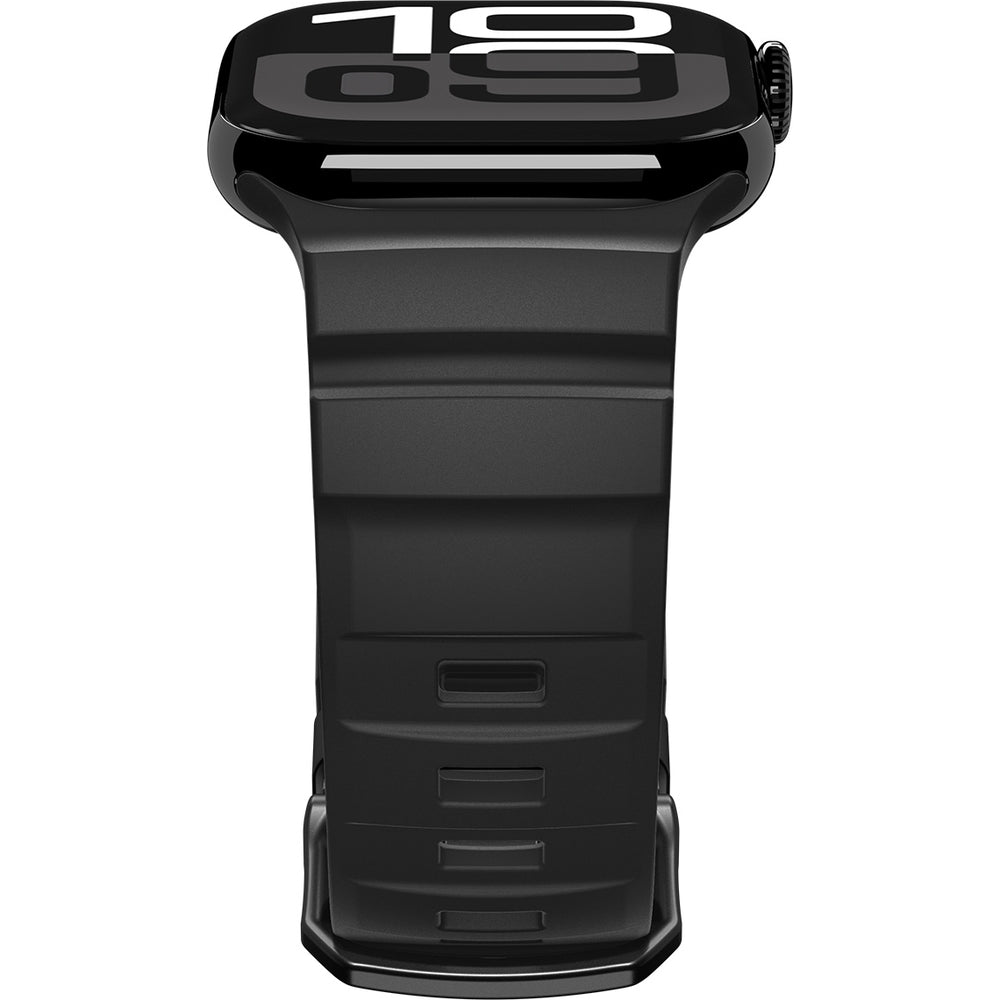 Silikonband für Apple Watch 49/46/45/44 mm, Spigen WBS2, Schwarz
