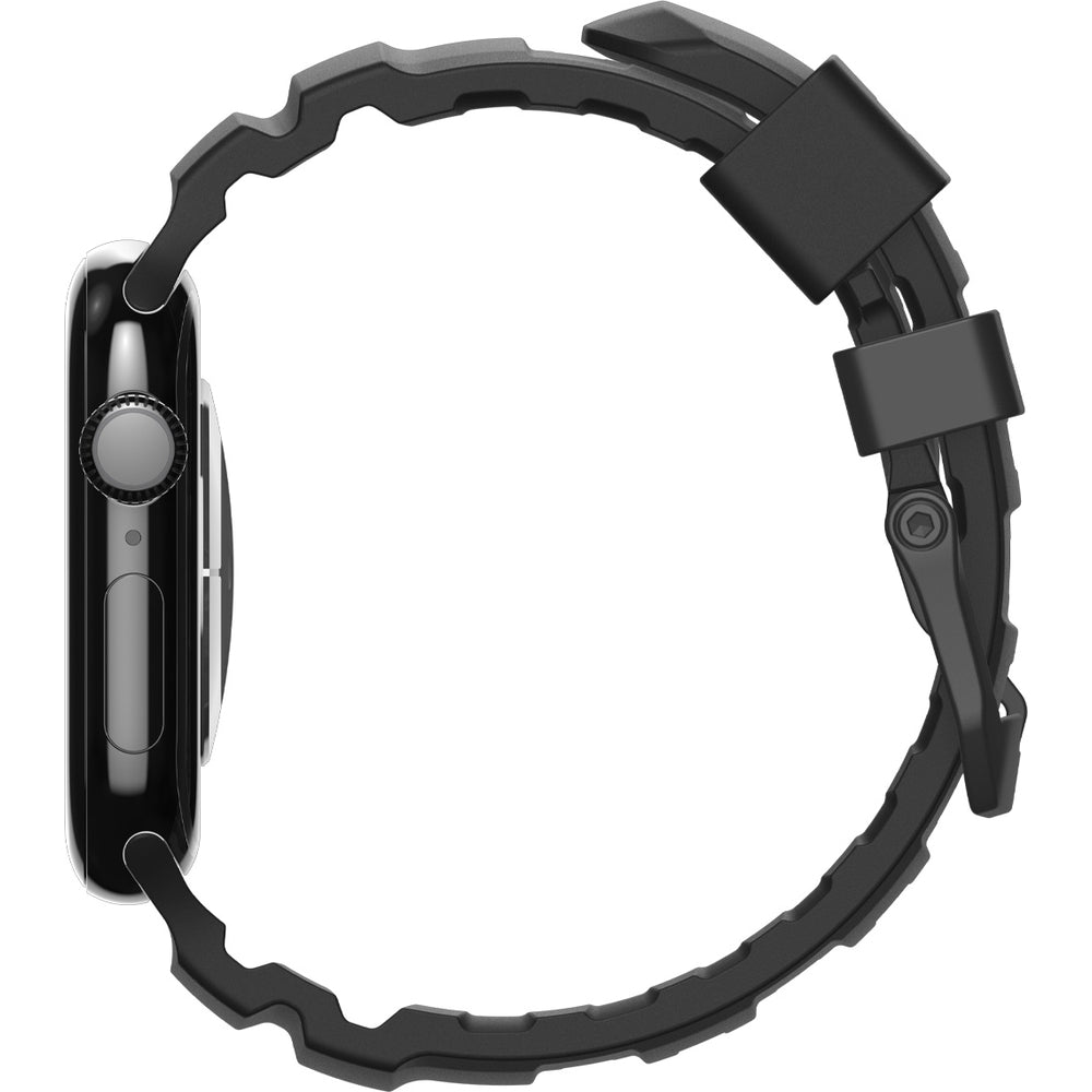 Silikonband für Apple Watch 49/46/45/44 mm, Spigen WBS2, Schwarz