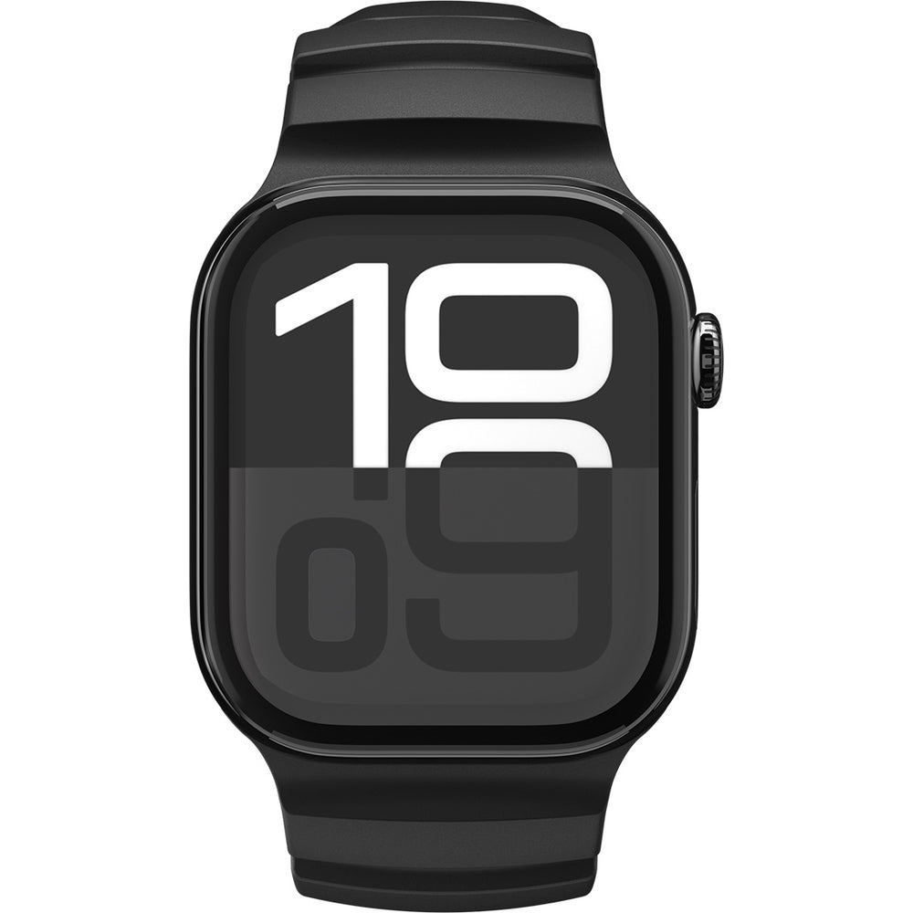 Silikonband für Apple Watch 49/46/45/44 mm, Spigen WBS2, Schwarz