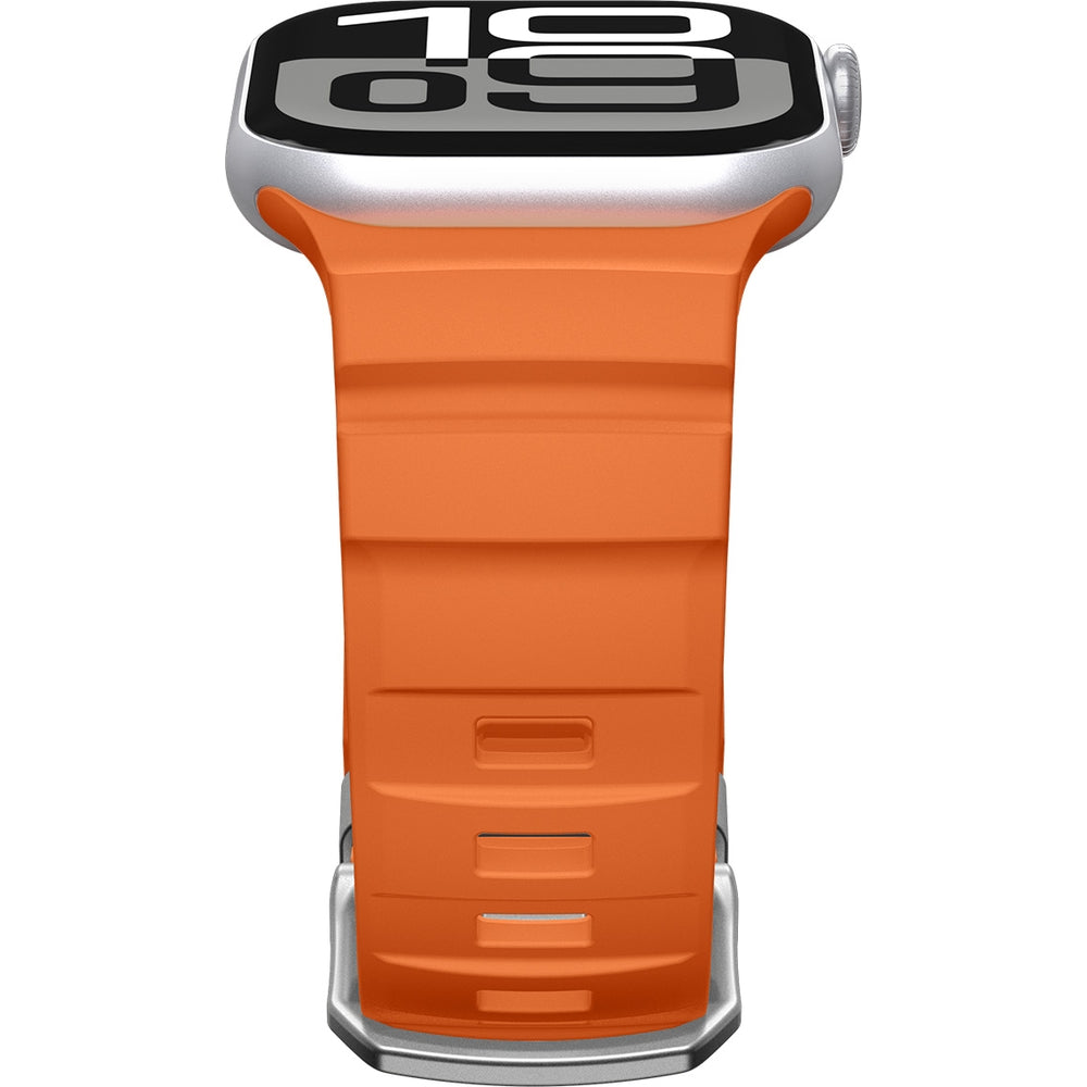 Silikonband für Apple Watch 49/46/45/44 mm, Spigen WBS2, Orange