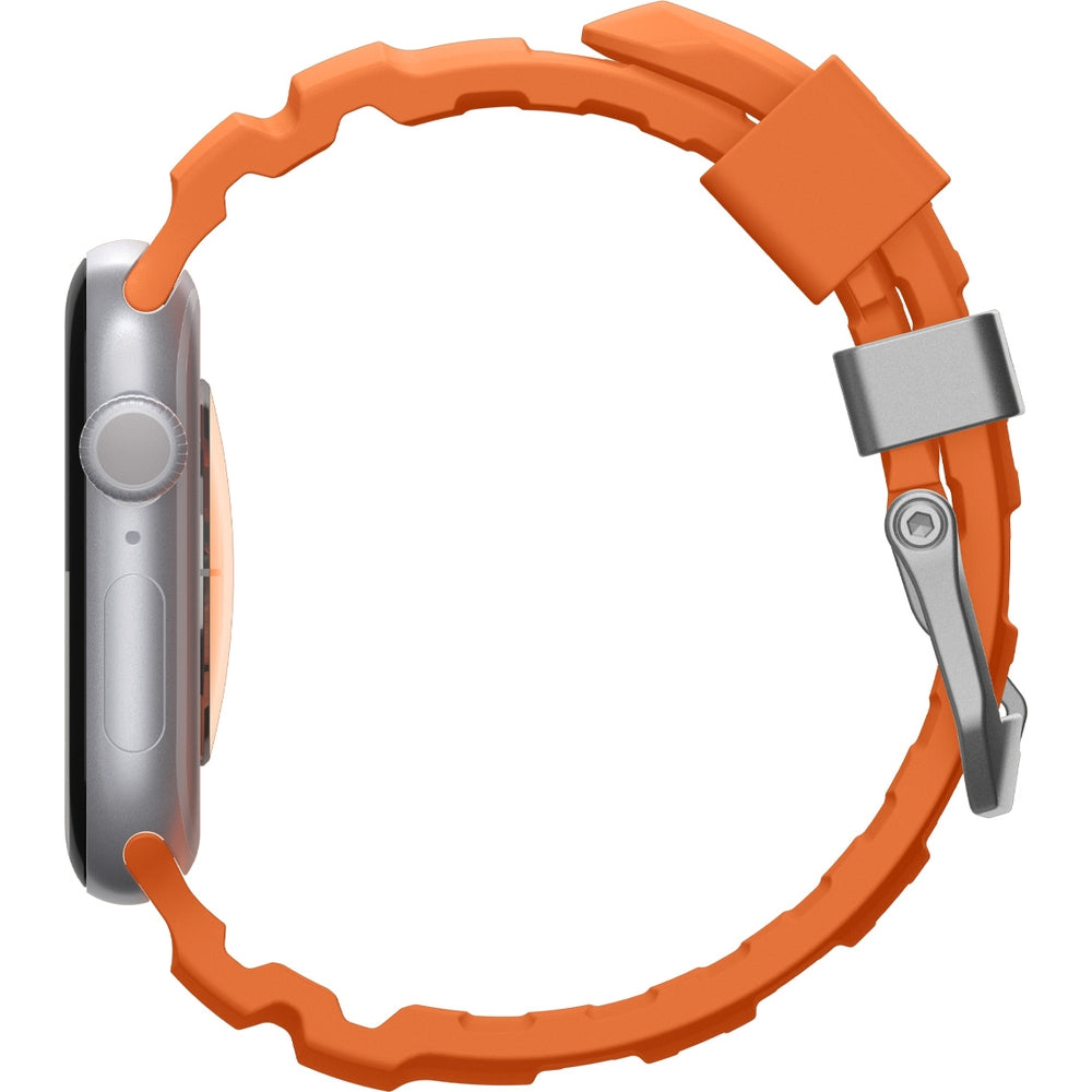 Silikonband für Apple Watch 49/46/45/44 mm, Spigen WBS2, Orange