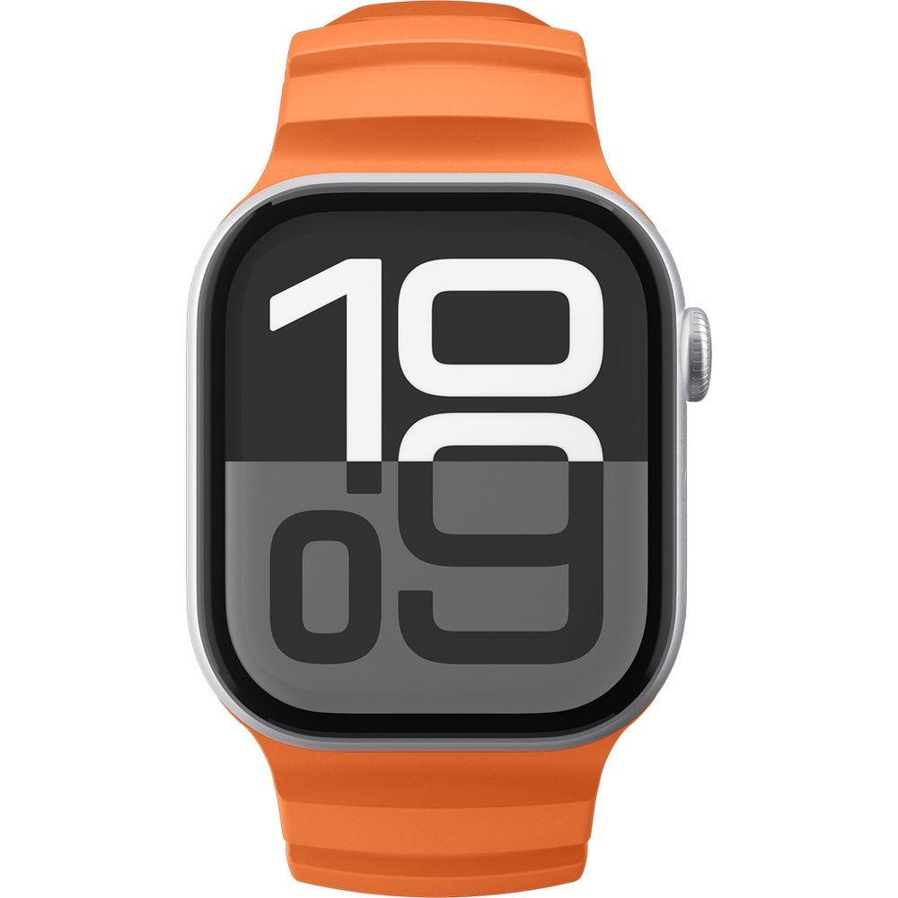 Silikonband für Apple Watch 49/46/45/44 mm, Spigen WBS2, Orange