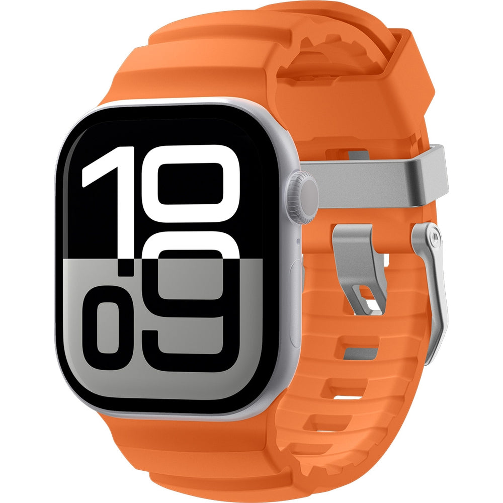 Silikonband für Apple Watch 49/46/45/44 mm, Spigen WBS2, Orange