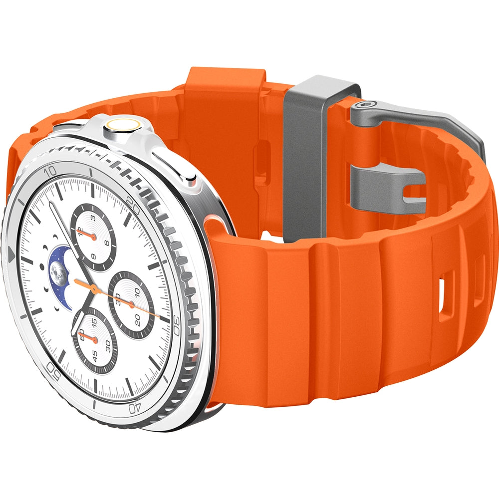 Silikonband für Galaxy Watch 8 / 8 Classic, Spigen WBS2, Orange