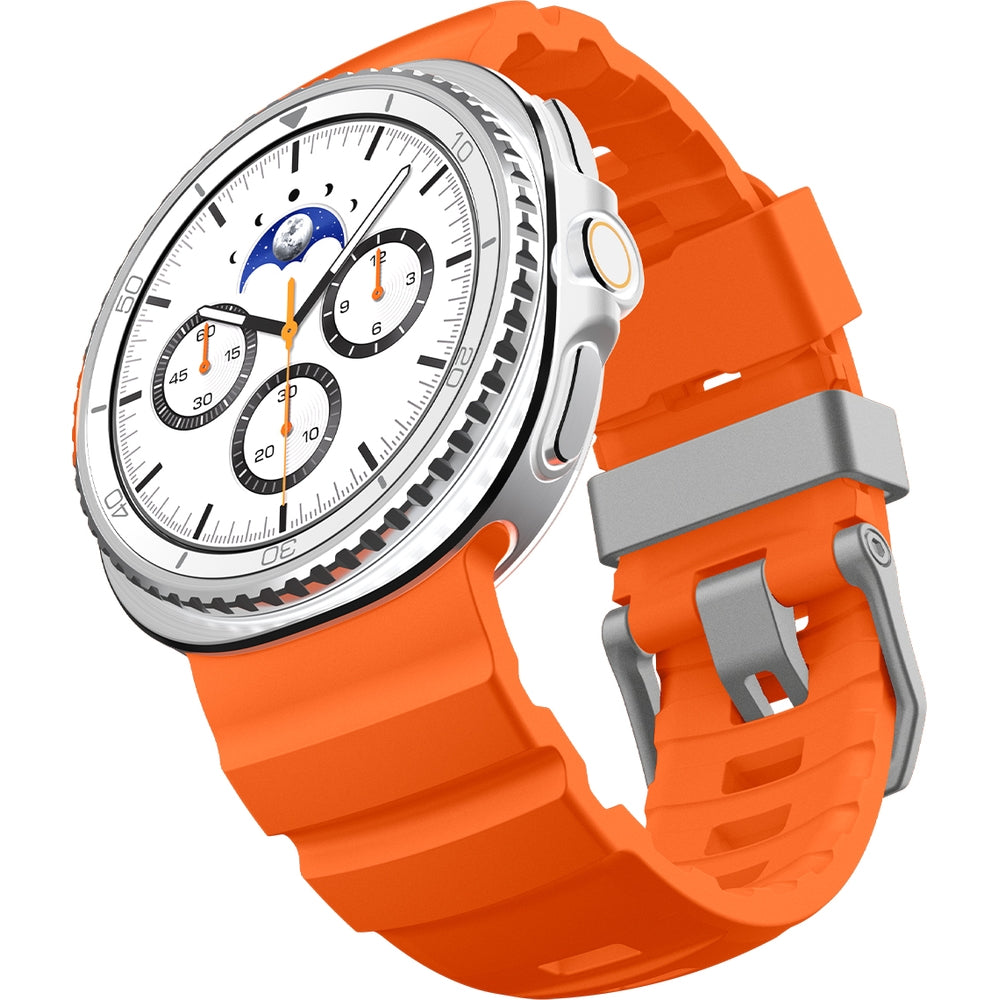 Silikonband für Galaxy Watch 8 / 8 Classic, Spigen WBS2, Orange