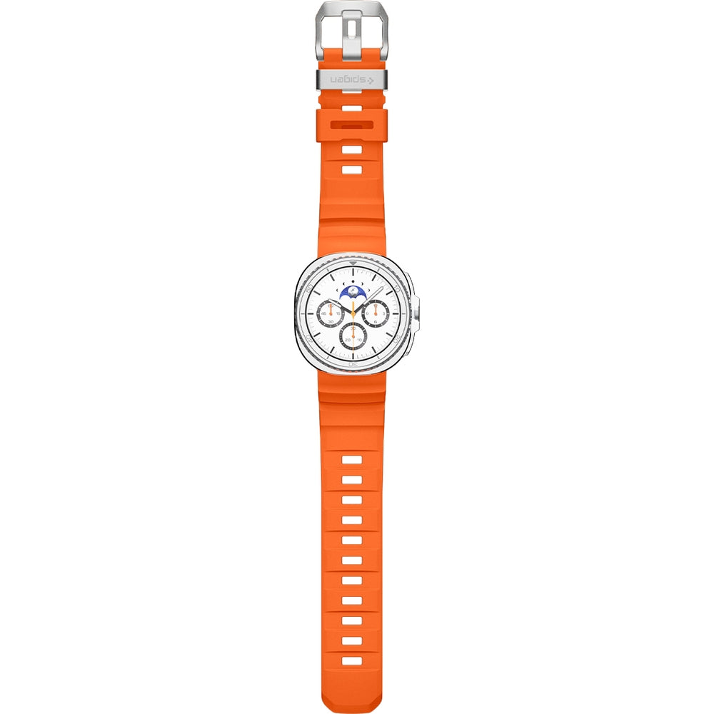 Silikonband für Galaxy Watch 8 / 8 Classic, Spigen WBS2, Orange