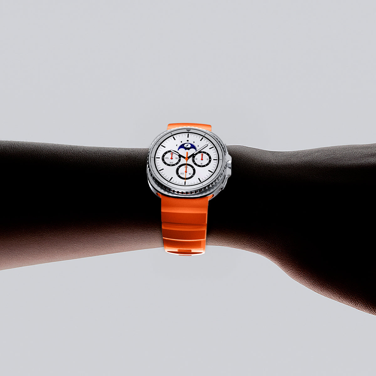 Silikonband für Galaxy Watch 8 / 8 Classic, Spigen WBS2, Orange