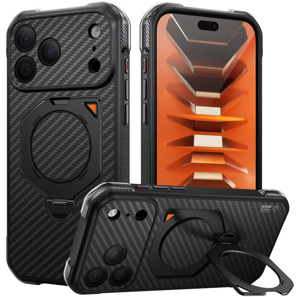 Handyhülle für iPhone 18 Pro Max / 17 Pro Max, Supcase UB Aero Mag Aramid (CC) mit MagSafe, Schwarz (1/12)